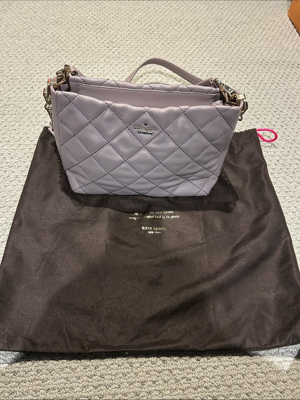 kate spade Quilted Lilac Crossbody Bag
